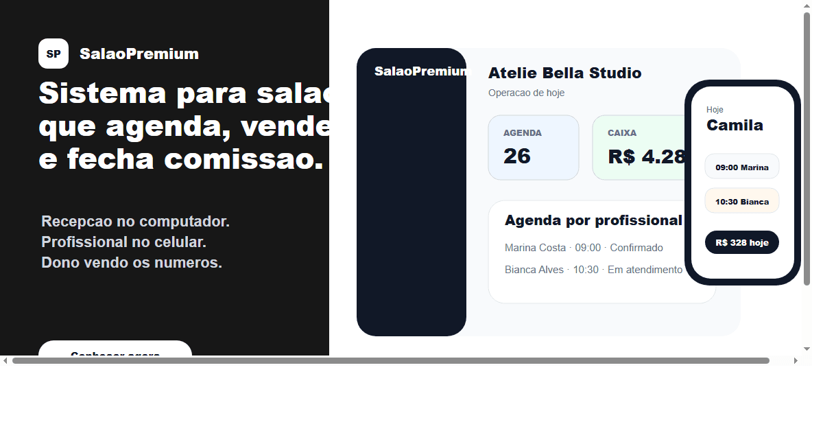 Arte de divulgacao do SalaoPremium para redes sociais